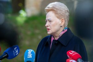 D. Grybauskaitė apie užsitęsusias diskusijas dėl gynybos finansavimo: vyksta turgus