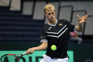 Tenisininkas L. Mugevičius baigė pasirodymą turnyre Estijoje