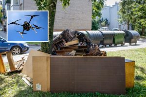 Vilniuje už ne vietoje paliktas šiukšles – baudos iki 1,4 tūkst. eurų: pažeidėjai stebimi ir dronais