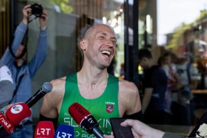 Ultramaratonininkas A. Sorokinas Vilniuje pagerino 100 kilometrų bėgimo rekordą