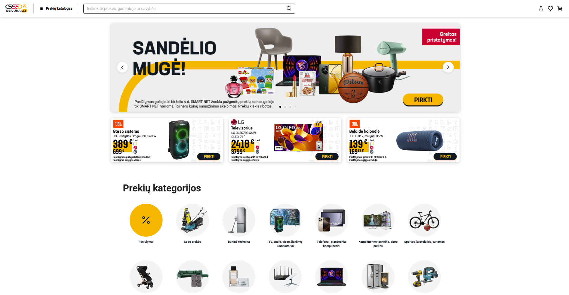 shopping will be easier, more comfortable and faster