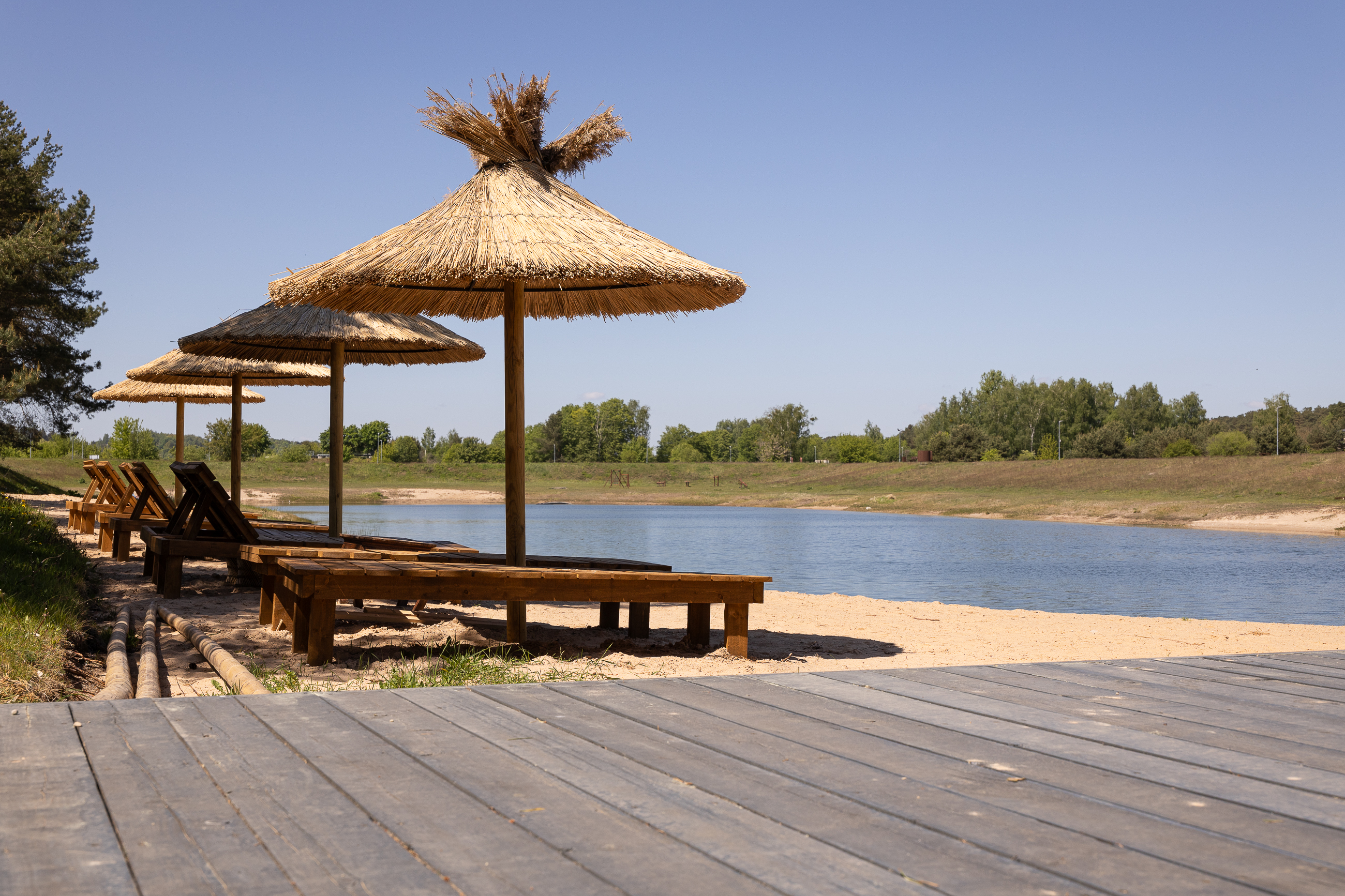 Summer by the water: Reflected Island in Kaunas District