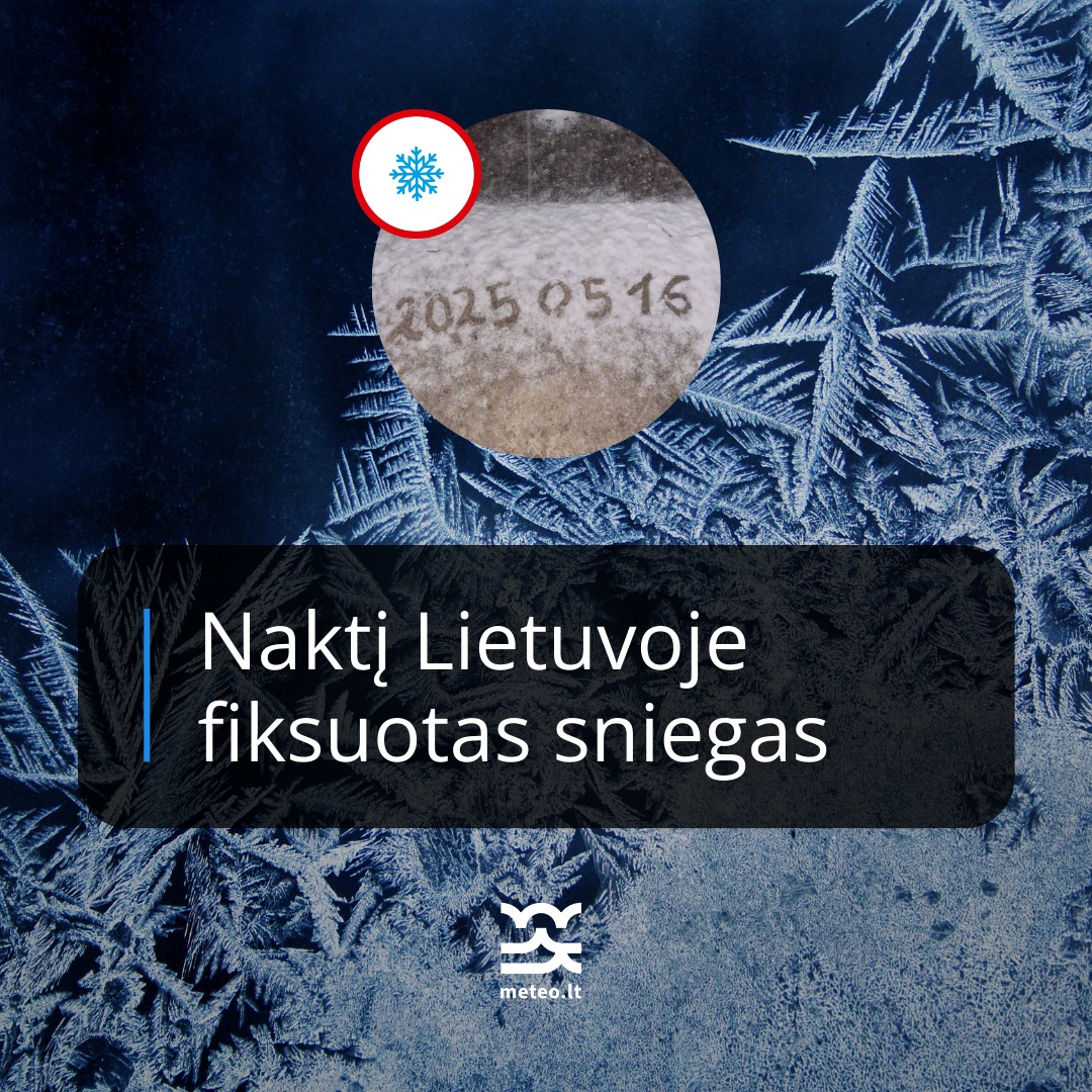 Weather in Lithuania: some snowfall