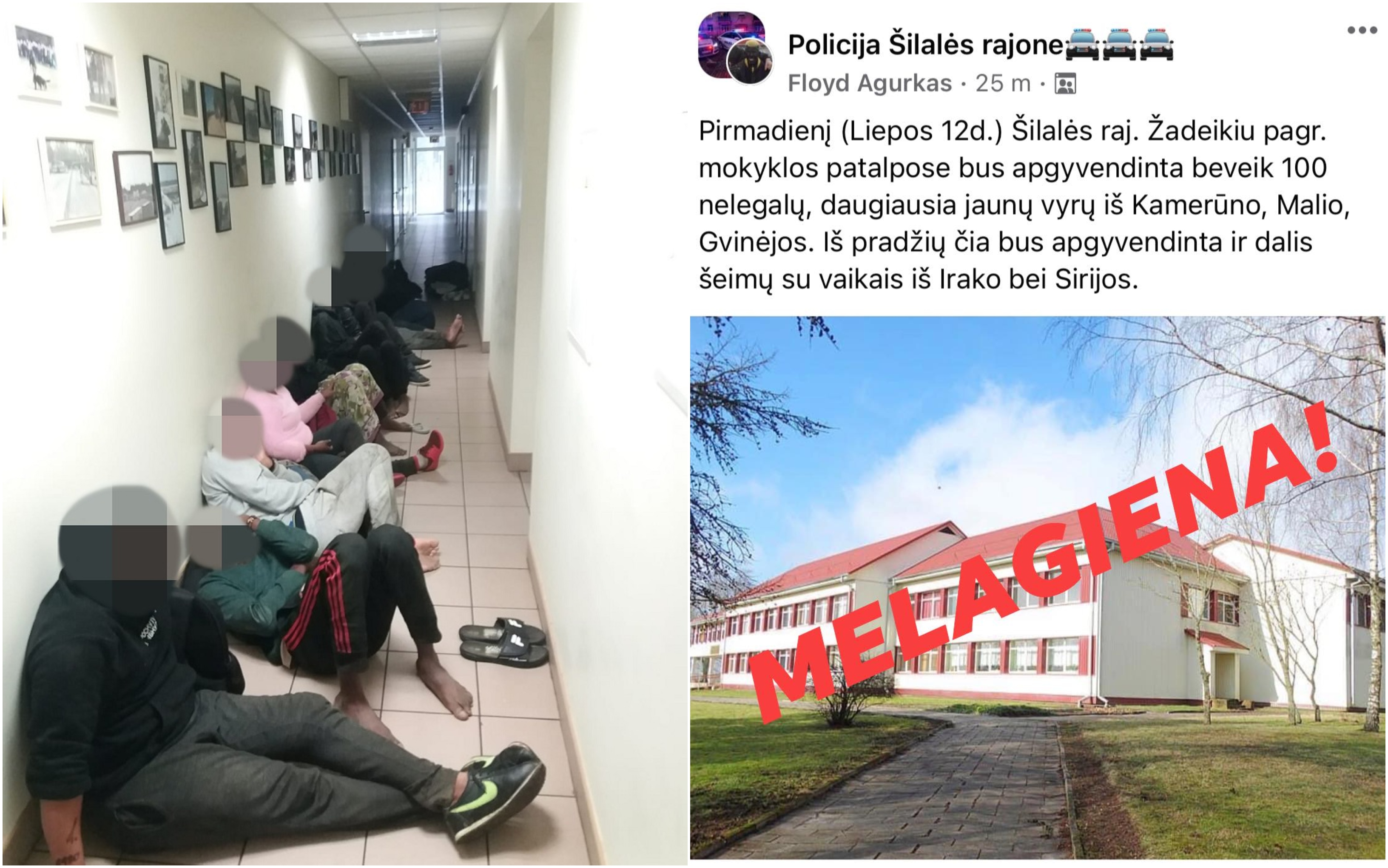 Paskelbė Kad Nelegalus Migrantai Bus Apgyvendinti Mokykloje Politikas Tai Vadina Melagiena Kl Lt