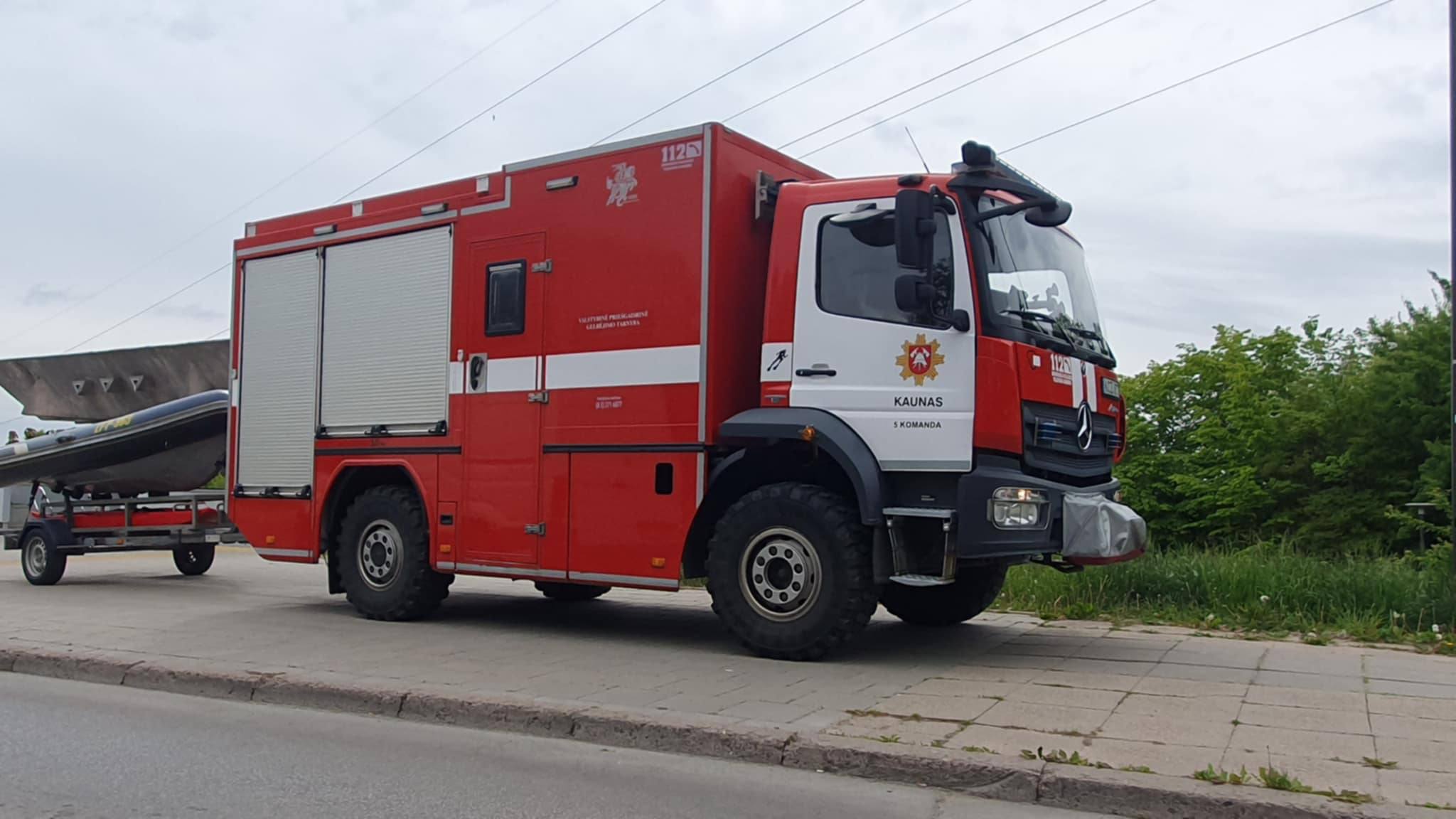 The young man searched in the Nemunas Returned to the scene of the event by bicycle