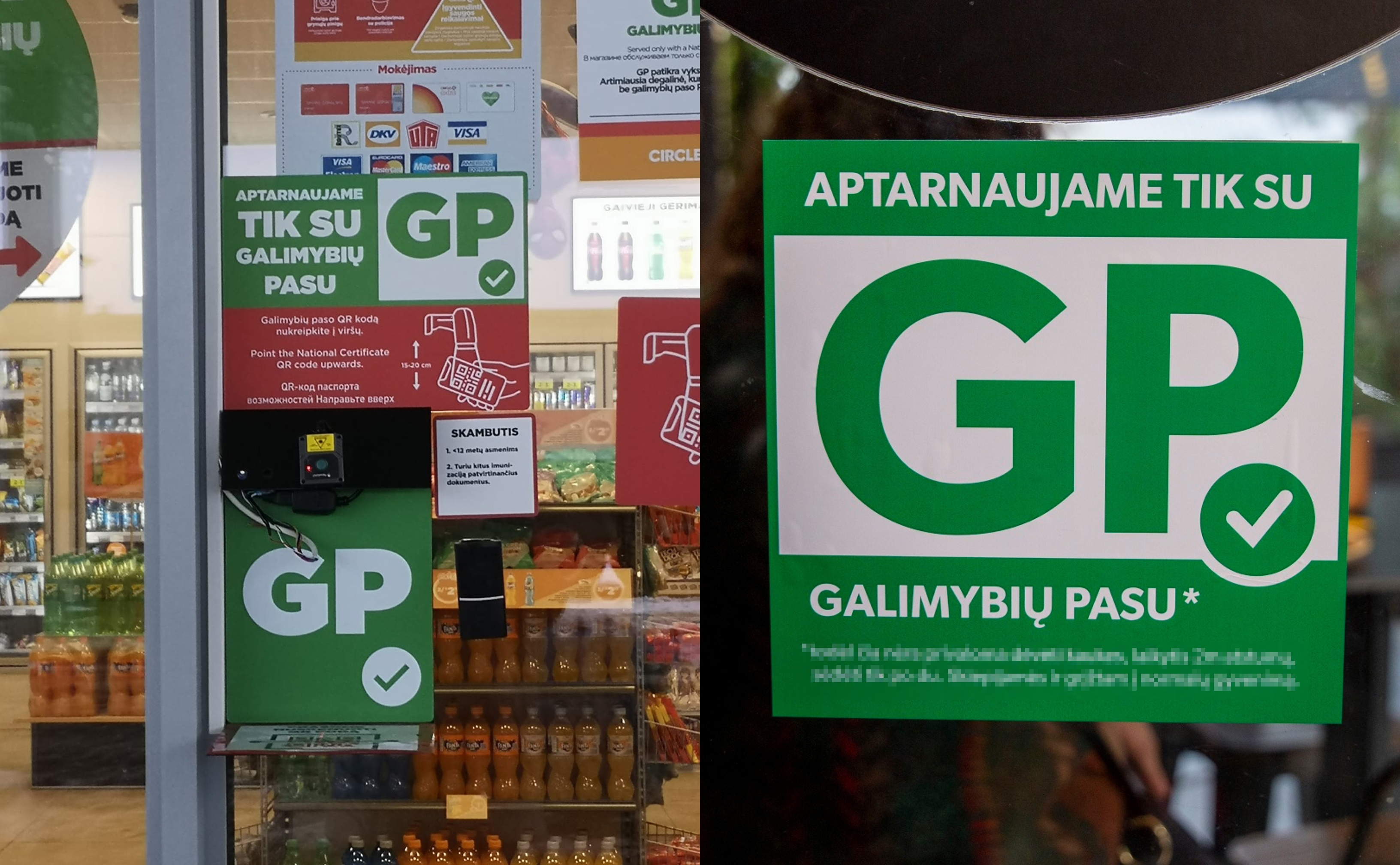 Nuo rugsėjo vidurio prekybos centrai ir kirpyklos – tik su galimybių pasu