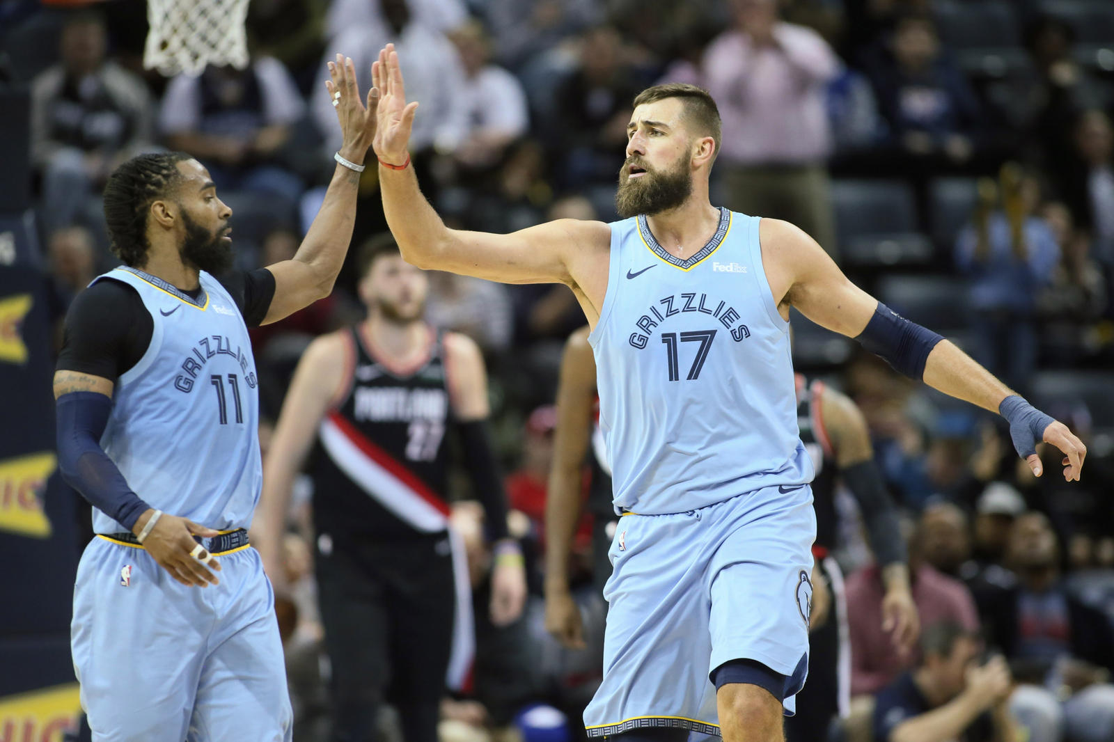 J Valanciunas Prie Grizzlies Pergalės Prisidėjo Dvigubu Dubliu Kl Lt