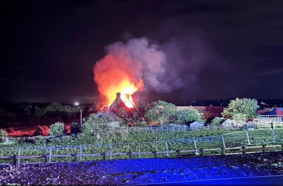 The shocking news – the home of Princess Diana was burning: suspected intentional arson