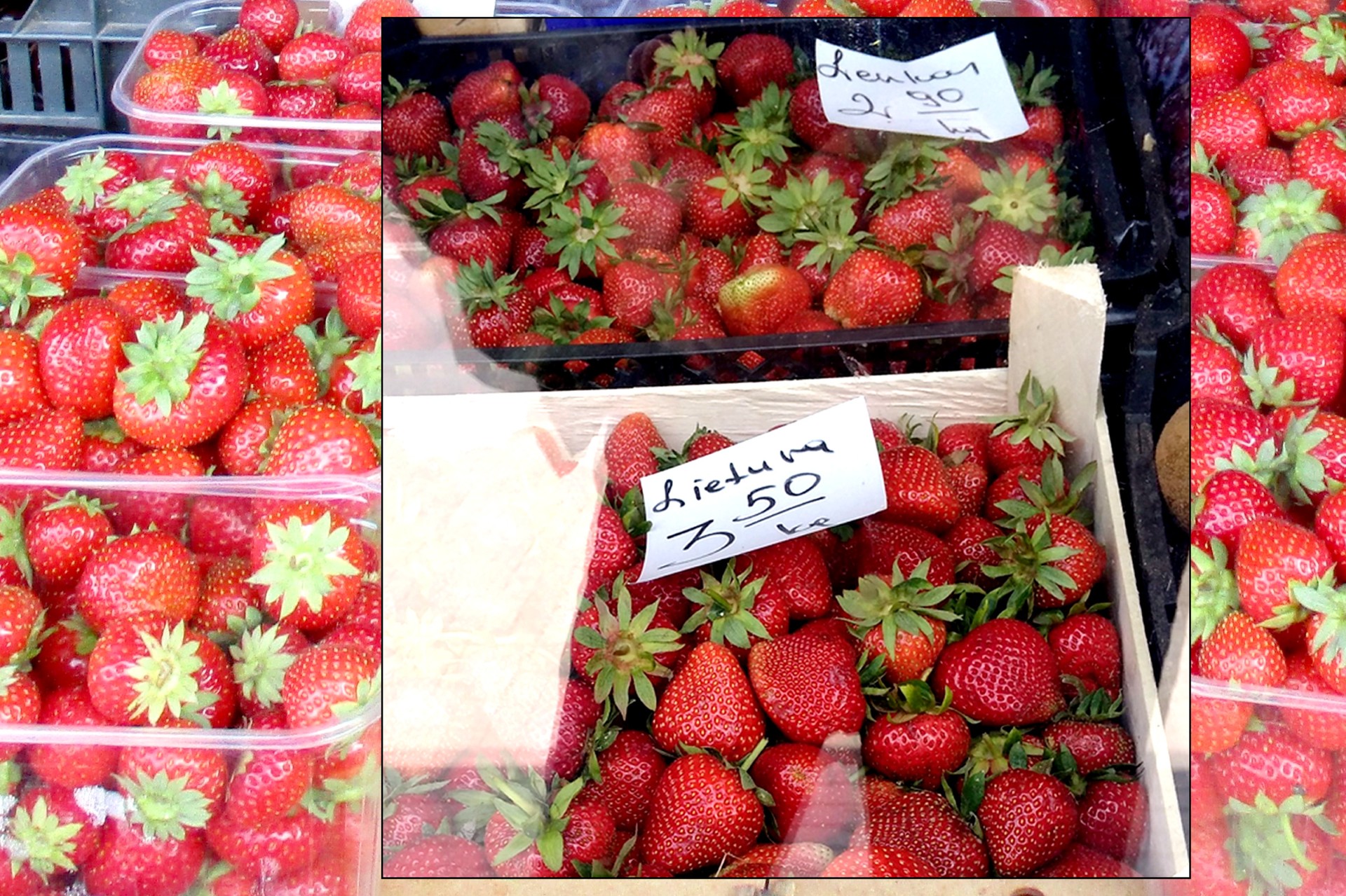 I was surprised by the very low price of Lithuanian strawberries: are they really Lithuanian?