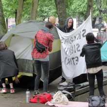 Ar ilgam protestuotojai okupavo Miesto sodą?