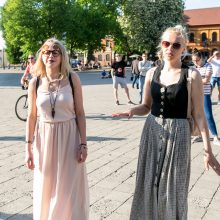 Studentai šėlo su makaronais, indiškais saldėsiais ir „Baltuoju kiru“ 