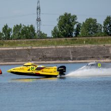 F2 vandens formulių lenktynės: E. Riabko aplenkė tik italas 