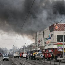 V. Putinas dėl tragiško gaisro kaltina nusikalstamą aplaidumą