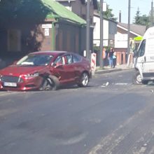 Dėl avarijos Utenos gatvėje buvo sutrikęs troleibusų eismas 