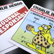 Išpuolis Paryžiuje – dėl karikatūros