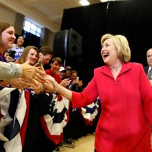 Kentukyje H. Clinton viliojo darbininkus rinkėjus ir peikė D. Trumpą