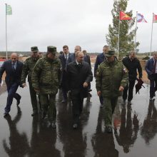 V. Putinas Leningrado srityje stebės pagrindinį pratybų „Zapad“ etapą