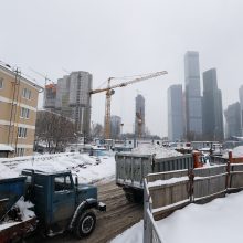 Maskvoje dėl didžiulės pūgos vėluoja skrydžiai, vaikams leista neiti į mokyklas