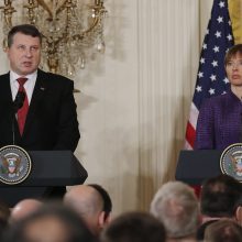 D. Trumpas išnaudojo Baltijos šalių vadovų vizitą vidaus politikai
