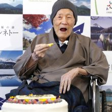 Seniausiu pasaulyje vyru pripažintas 112 metų japonas