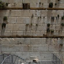 Incidentas Jeruzalėje: nukrito Raudų sienos blokas