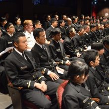 Svečiai iš Japonijos klausėsi Karinių jūrų pajėgų orkestro muzikos
