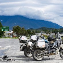 Aplink pasaulį keliaujanti pora motociklais jau įveikė 10 tūkst. kilometrų