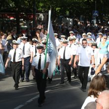 Jūros šventės eisena nuvilnijo Klaipėdos gatvėmis