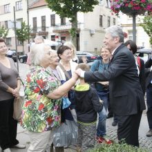 Istorinis Vokietijos prezidento apsilankymas Klaipėdoje