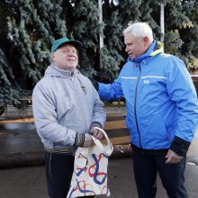 Klaipėdos žaliaskarė atkeliavo į Teatro aikštę