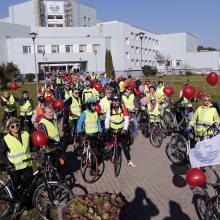 Nuo širdies ligų gydytojai ir jų pacientai spruko dviračiu