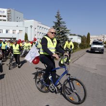 Nuo širdies ligų gydytojai ir jų pacientai spruko dviračiu