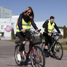 Nuo širdies ligų gydytojai ir jų pacientai spruko dviračiu