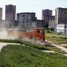 Apžiūrėjo tvarkomą Sąjūdžio parką