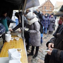 Žvejų ir jūrininkų vaišių neliko per valandą