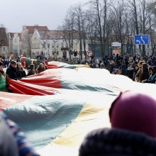 Nepriklausomybės šventėje Klaipėdoje – dangaus akibrokštas