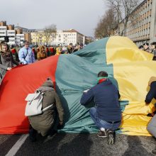 Nepriklausomybės šventėje Klaipėdoje – dangaus akibrokštas