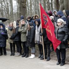 Pagerbti kovoję ir žuvę Klaipėdos sukilimo dalyviai