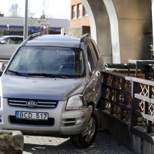 Visureigio skrydis Klaipėdoje baigėsi ant kavinės terasos