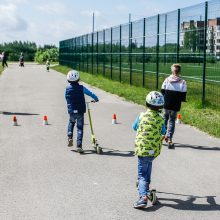 Virš Klaipėdos plevėsavo vaikų rankomis gaminti aitvarai