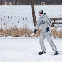 Savaitgalį klaipėdiečiai pasinėrė į žiemos pramogas