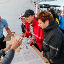 Saulėtą Nidą užplūdo žygio entuziastai