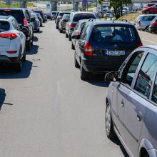 Automobilių eilės į Neringą