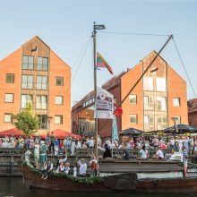 Klaipėda sveikino istorinių laivų flotilę