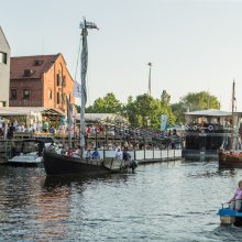 Klaipėda sveikino istorinių laivų flotilę