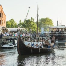 Klaipėda sveikino istorinių laivų flotilę