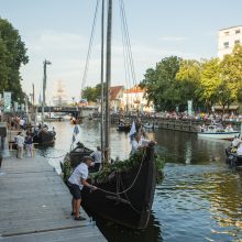 Klaipėda sveikino istorinių laivų flotilę