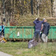 Klaipėdiečiai aktyviai švarino miestą