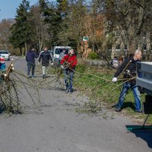 Klaipėdiečiai aktyviai švarino miestą