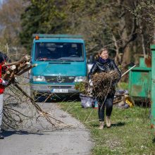 Klaipėdiečiai aktyviai švarino miestą